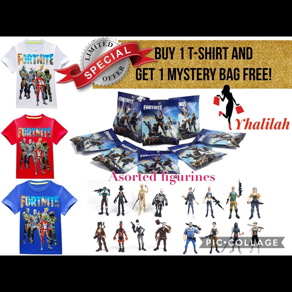 Kids Tshirt Fortnite FREE GIFT!